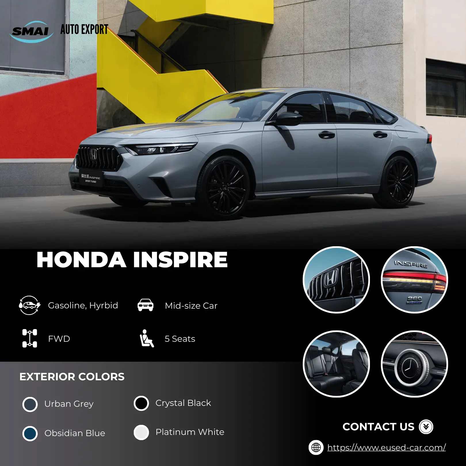 Honda Inspire Description