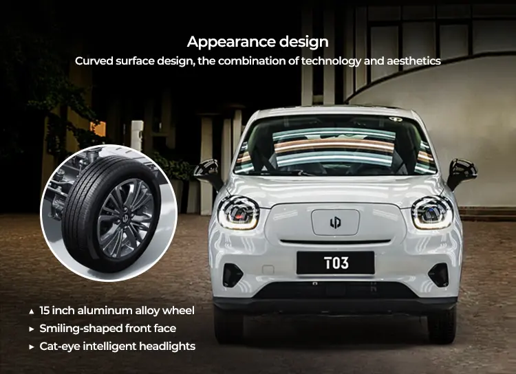 Hot sale cute mini EV Leapmotor T03 Power-saving and easy to drive max range 403 km
