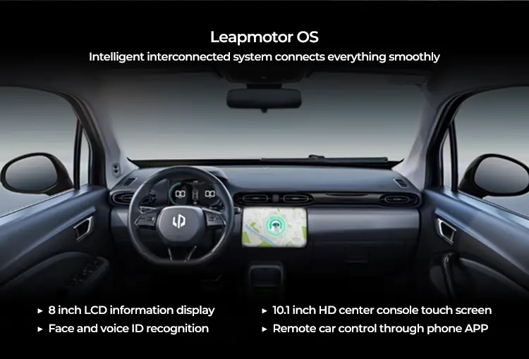 Hot sale cute mini EV Leapmotor T03 Power-saving and easy to drive max range 403 km