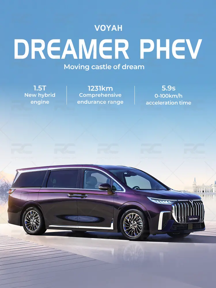 Voyah Dreamer Plug-In PHEV Large MPV Endurance Range 1231km 0-100km/H Acceleration Time 5.9s High Performace EV