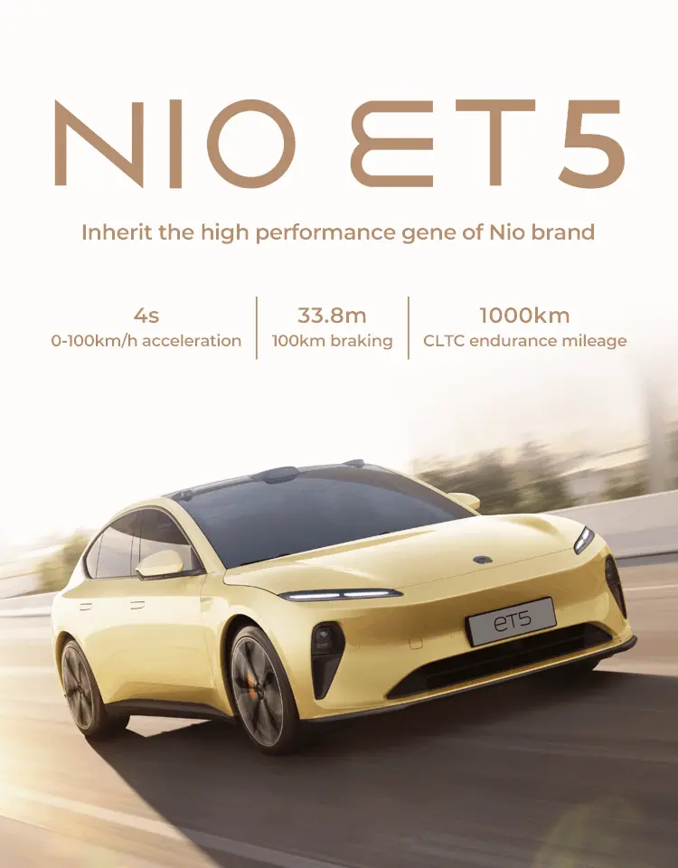 New Flagship electric-car NIO ET5 ecar Nio electric car Good Quality High Performance E Sport Car