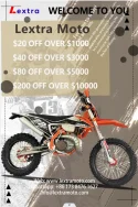 Lextra Moto comes with discount