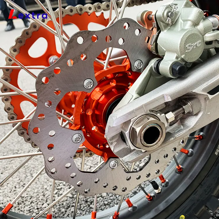 front and rear disc brake systems dirt bike