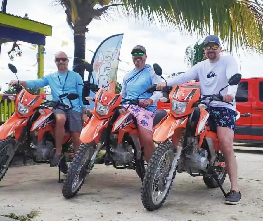 on road dirt bike