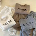 2.1 Kids Clothing Fleece Sweatshirt Two Piece Sets