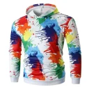 2.1 paint splatter hoodie
