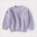 4.1 100% organic cotton pullover knitwear