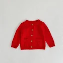 9.8 Hollow Out Single Breasted Loose Cardigan