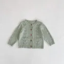 9.7 Hollow Out Single Breasted Loose Cardigan