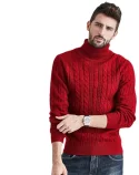 11.4 Men's turtleneck pullover sweater