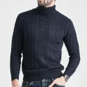 11.5 Men's turtleneck pullover sweater