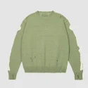 12.2 Jacquard pullover crew neck sweater