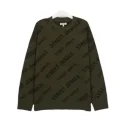 14.4 Custom LOGO OEM & ODM men Jacquard pullover crew neck knit sweater