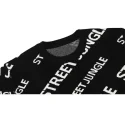 14.5 Custom LOGO OEM & ODM men Jacquard pullover crew neck knit sweater