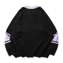 17.3 Custom LOGO Polo Neck Zipper Cardigan Sweater