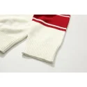 17.6 Custom LOGO Polo Neck Zipper Cardigan Sweater
