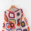 22.4 High Quality Handmade Jacquard Front Cardigan Long Sweater