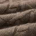 28.3 100% pure cashmere hooded long thickened cardigan sweater