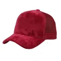 Unisex Velvet Mesh Cap