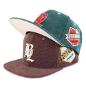 10.1Custom embroidered corduroy caps