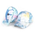 17.5 Custom tie dye baseball cap