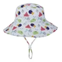 Kids Wide Brim Adjustable Beach Sun UV Protection Bucket Hat