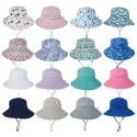 18.1 Kids Wide Brim Adjustable Beach Sun UV Protection Bucket Hat