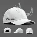 21.1 Curved Visor Baseball hat waterproof 6 panel sport baseball cap
