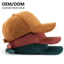 22.2 High quality corduroy baseball cap