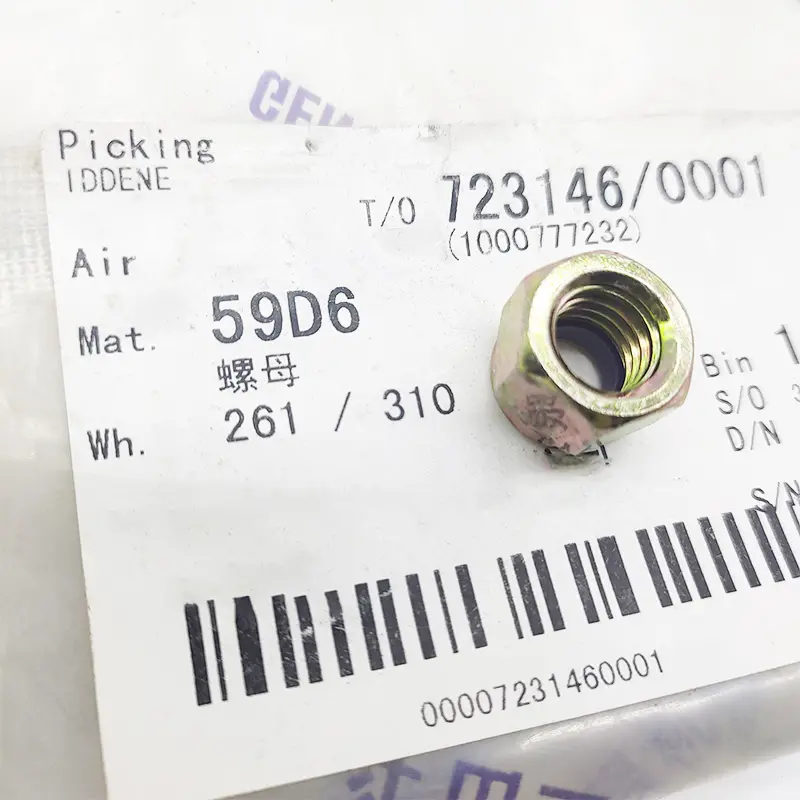 59D6 Bobcat Skid Steer Loader Nut