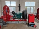 Diesel engine fire pump installation completed