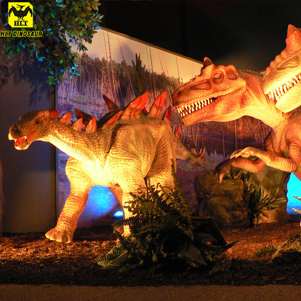 copy HLT Moving raptor life-size realistic robotic animatronic dinosaur