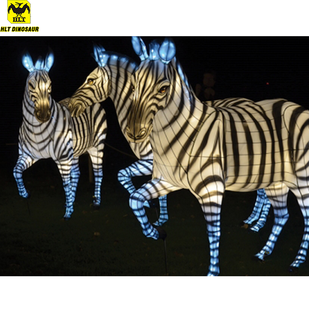 decorative custom chinese lantern chinese lantern animal Zebra moon festival lanterns for sale