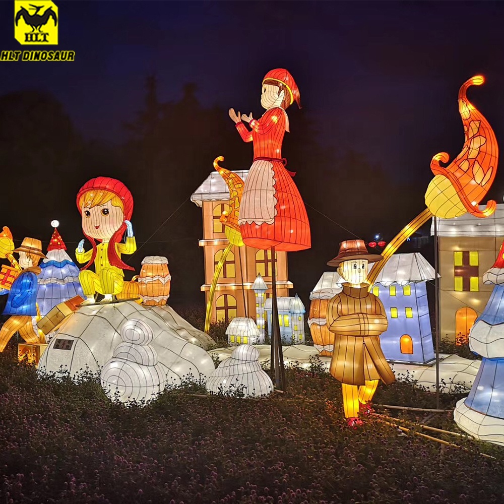 chinese new year lantern festival decoration custom chinese lantern Fairy tale world chinese lantern christmas lights