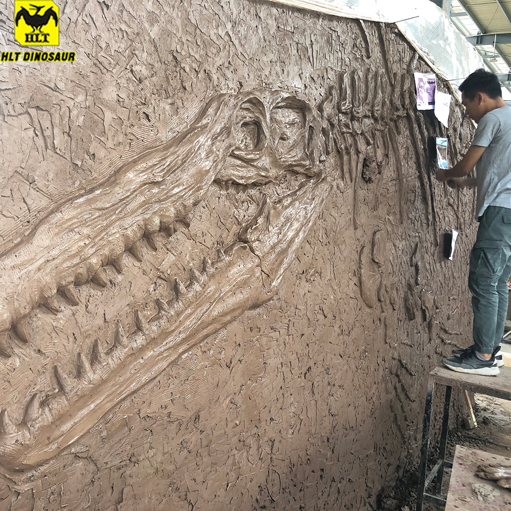 Huilongtang(HLT) simulation Mosasaur fossil plate