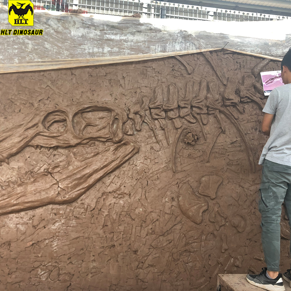 Huilongtang(HLT) simulation Mosasaur fossil plate