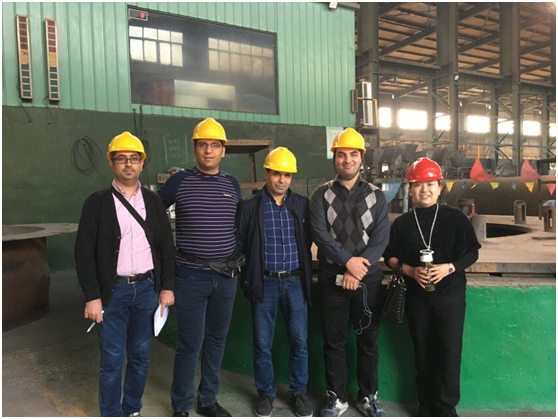 Iranian Steel Maker Visit Us for Roll Production and Roll Grinding Machine