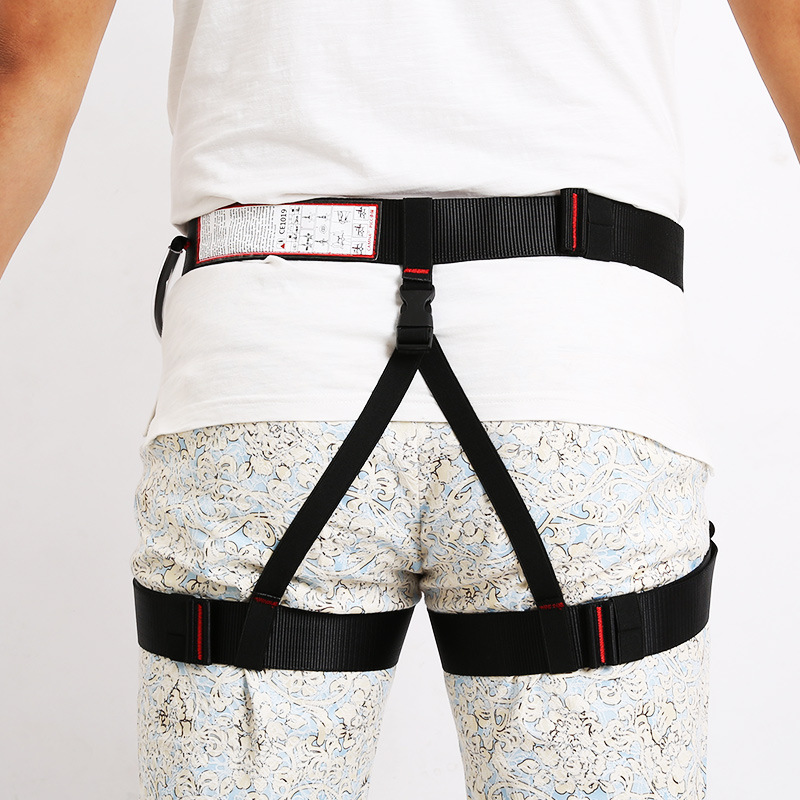 Climbing harness belt