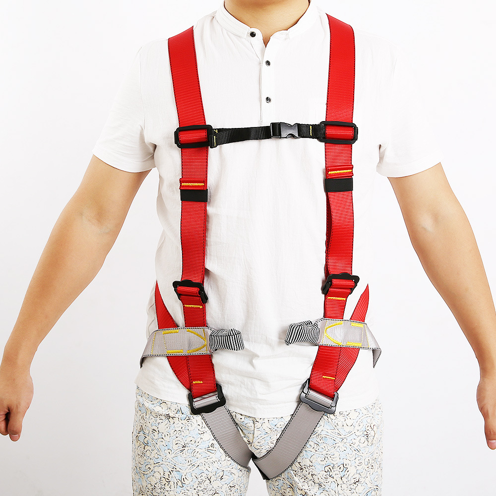 Adult full body climbing harness