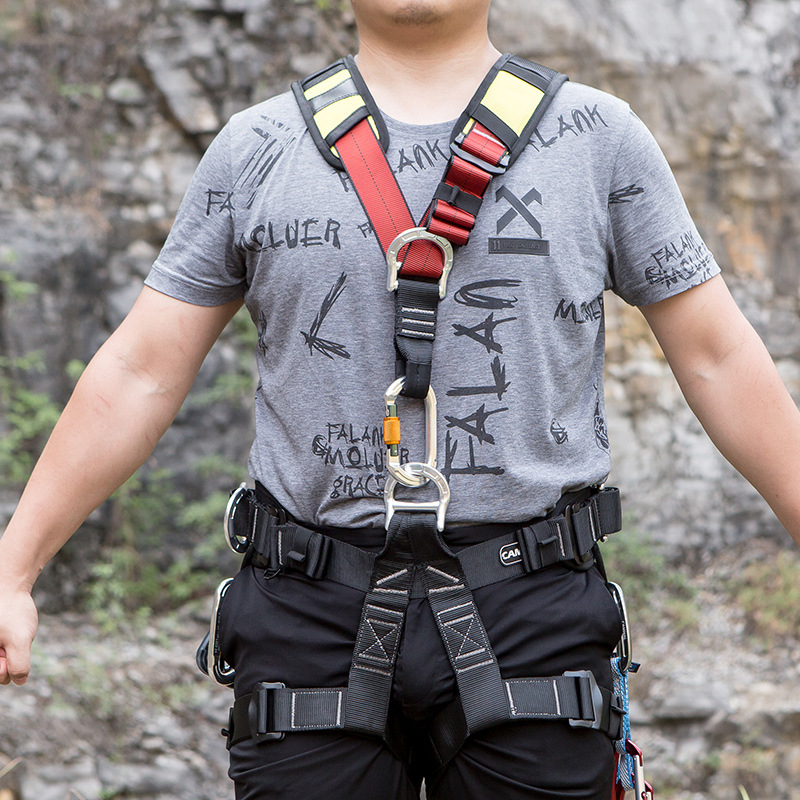 Professional Climbing rescue high-place full body safety harness