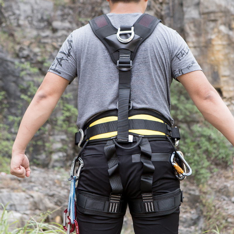 Professional Climbing rescue high-place full body safety harness